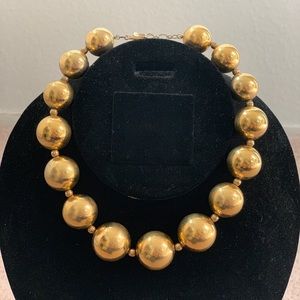 Oversized Vintage Trifari Gold Choker